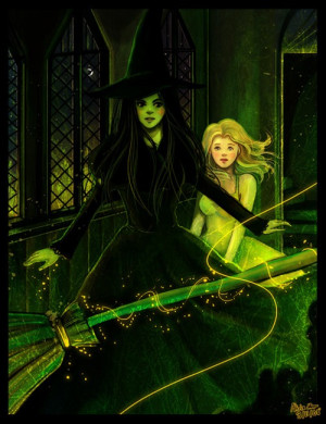 Elphaba Thropp and G(a)linda Upland from Wicked: The Life and Times of ...