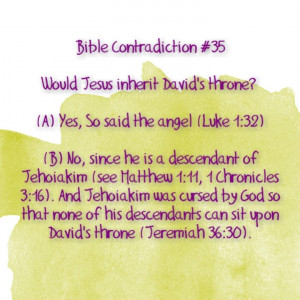 Bible Contradiction #35