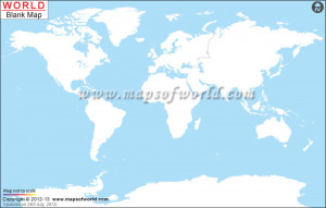 Free Printable Blank World Map Continents