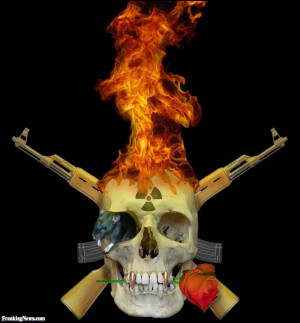 Flaming Skull Pics - High ...
