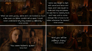... Joffrey's. Enjoy. Cersei Lannister Quotes, Sansa Stark Quotes, Game of