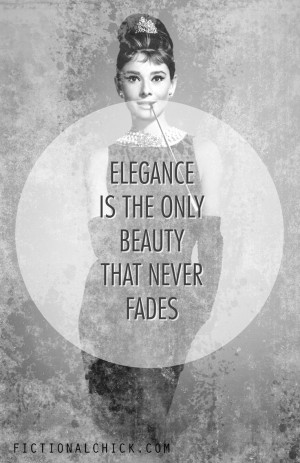 Audrey Hepburn Elegance Quote Audrey hepburn #quotes #