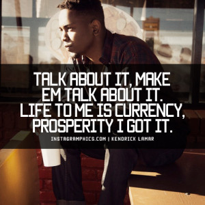 Kendrick Lamar Quotes About Life