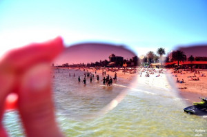 ... summer version of looking at the world through rose-colored glasses