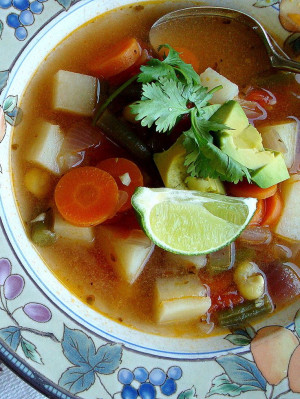 mexican vegetable soup, vegetable soup, quick healthy easy soup
