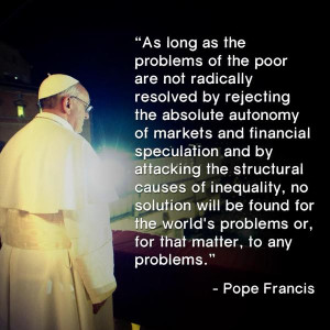 Pope Francis for the poor