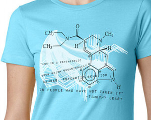 Ladies' Timothy Leary LSD Quote T Shirt ...