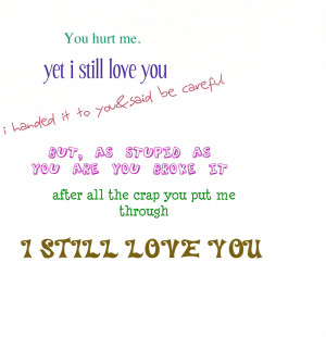 http://quotesjunk.com/you-hurt-me-yet-i-still-love-you/