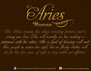 Aries woman