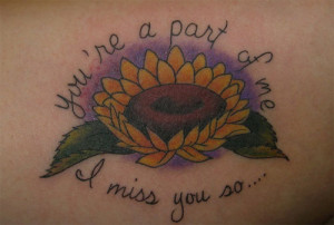 Hoe sweet sunflower Sunflower tattoo