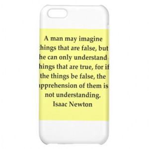 isaac newton quote iPhone 5C case
