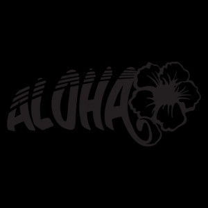 Aloha Hibiscus Wall Quotes Wall Art Decal