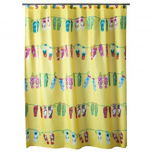 Flip Flops Eva Shower Curtain