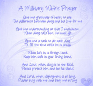 Military Wife's Prayer