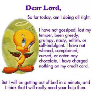 Tweety Bird Prayer