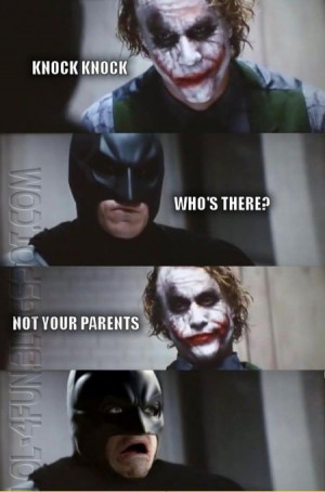joker and batman jokes