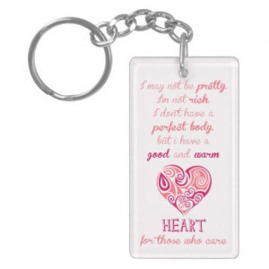 Good warm heart quote pink tribal tattoo girly rectangular acrylic ...