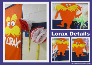 photo of: Dr. Seuss Bulletin Board details for The Lorax picture book