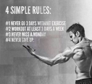 Simple Rules for Bodybuilder Motivation Quote
