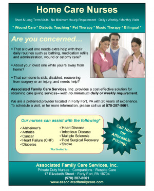 Private Duty Home Health Aide Caregiver Pan Photo Picture