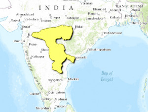 Deccan Plateau Map Location