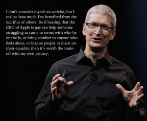 Quotes from Apple CEO Tim Cook as He Comes Out as “Proud to Be Gay ...