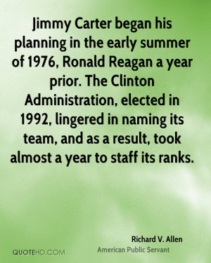 his planning in the early summer of 1976, Ronald Reagan a year prior ...
