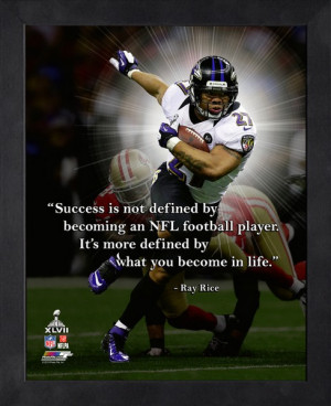 Pro Quote - Success is not defined by becoming an NFL football player ...