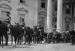 President Harding's funeral procession