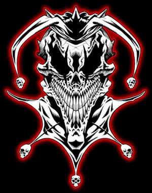 Evil Jester Tattoo Design #1