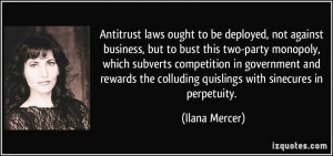 Antitrust laws ought to be deployed, not against business, but to bust ...