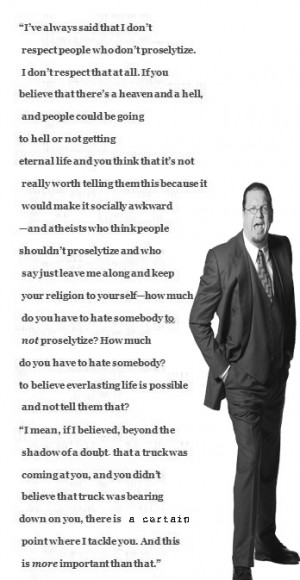 Penn Jillette (Atheist) Quote on sharing the gospel. So convicting and ...