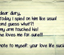 boy, crush, dear diary, girl, in love, life, quote, sucks