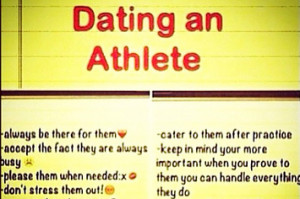 athlete instagrams ridiculous list of rules for dating an athlete ...