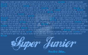 Super Junior Quotes Wallpaper by raining-pocky88