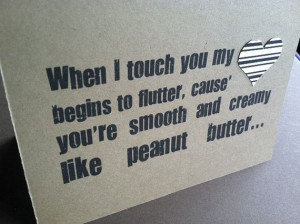 HEART - FUN & SEXY Love Note Card - Jack Johnson Lyrical Quote