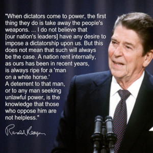 Ronald Reagan On Gun Control