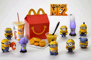 Despicable me Happy Meals toys. Photo source: moresay