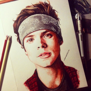 ... drawing @ ashtonirwin hope you all like the result who shall i draw