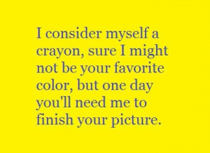 Crayon quote