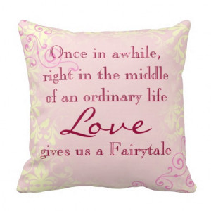 Vintage Love Quote Throw Pillow