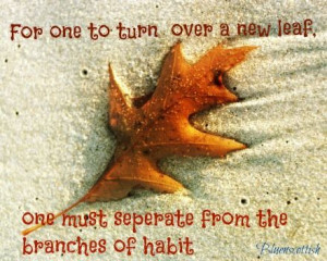 She has turned over a new leaf. She fends away many male callers who ...