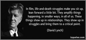 In film, life-and-death struggles make you sit up, lean forward a ...