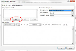 college student email signature