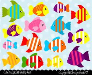 tropical fish clip art