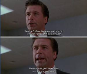 Top nine gifs about Glengarry Glen Ross quotes | movie quotes