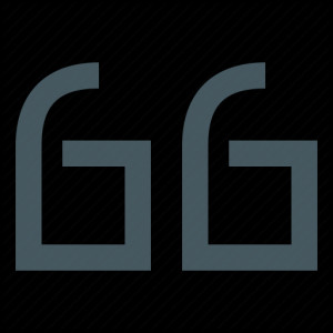 gizmo, interface, open quotes, quote, simple, web icon