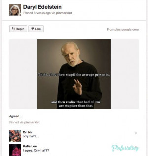 quotes about intelligence | An image of a pin on pinterest about the ...