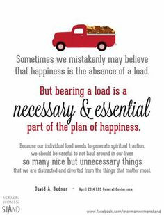 David A. Bednar -- necessary and essential. #LDS #LDSConf # ...