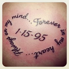 ... tattoo with quote, love this to represent my peapaw and Stephanie More